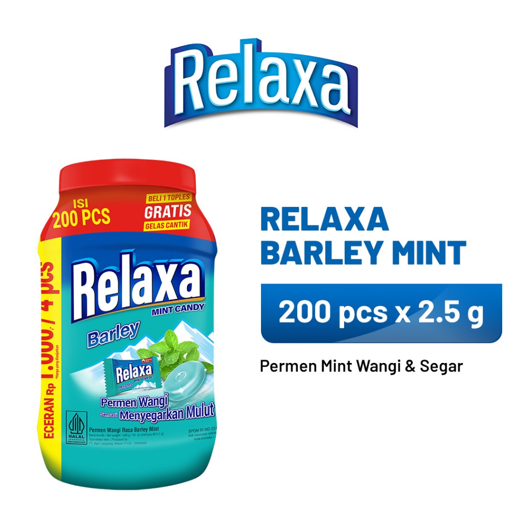 

Relaxa Barley Mint 1 Toples (200 x 2.5 gr)