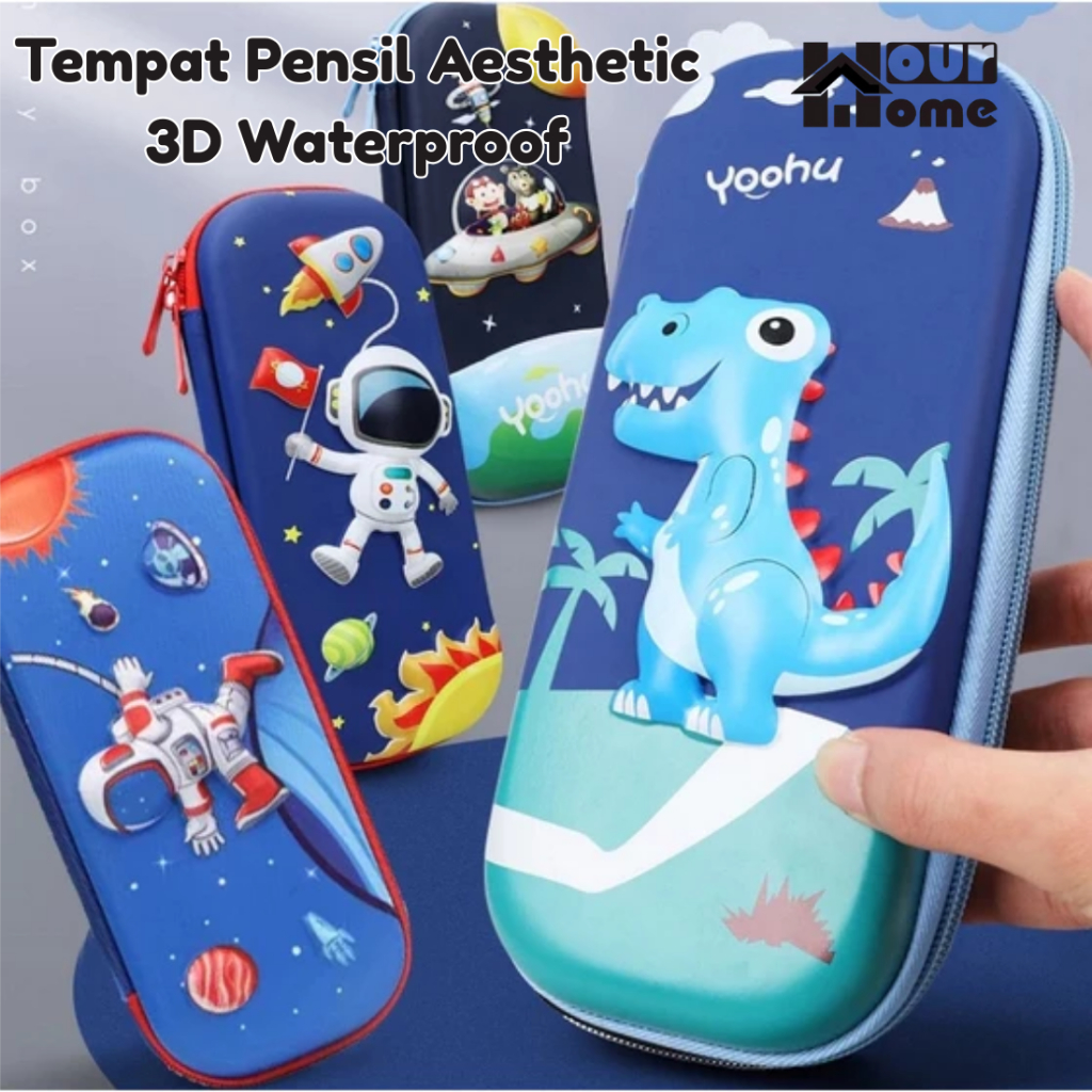 

Tempat Pensil Aesthetic 3D Waterproof Kotak Pensil Pulpen Karakter Anak Laki Laki Kotak Pensil Anak Perempuan