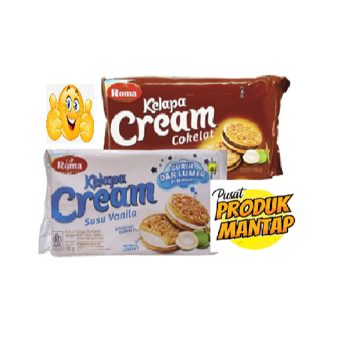 

Roma Kelapa Cream 180gr / Biskuit Kelapa Cream pak