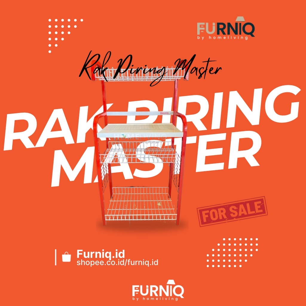 FURNIQ.ID - RAK PIRING - RAK DAPUR - RAK MASTER - RAK MINIMALIS - PLATE RACK - TEMPAT PIRING