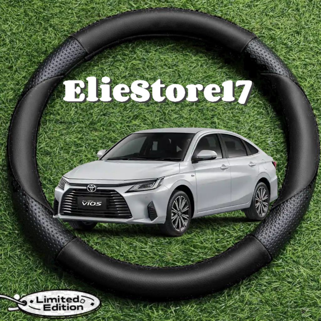 Sarung Stir Toyota Vios, Cover Stir Mobil Vios, Bungkus pelindung stir mobil Vios motif sabit