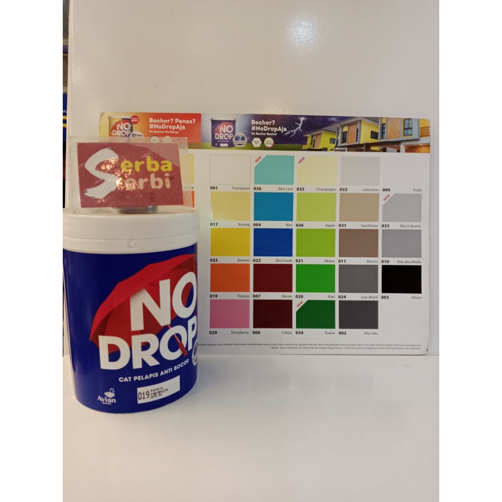 -1KG NODROP-Cat tembok dinding pelapis anti bocor waterproof