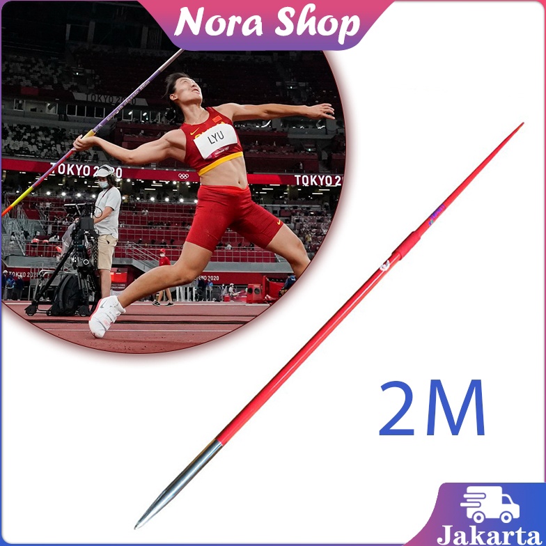 KODE U19W 5 Gram Lempar Lembing Atletik Alat Atletik Panjang 2m Lempar Lembing Latihan
