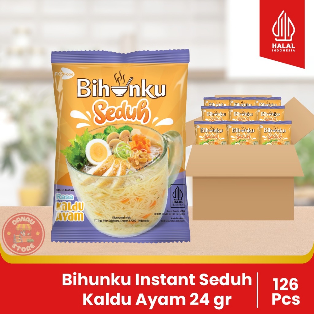 

Bihunku Instant - Seduh Kaldu ayam - 1 Karton - 120 Pcs - 24gr