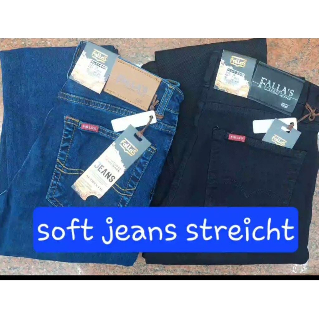 CELANA PANJANG JEANS FALLAS  STREACH/ MELAR STANDAR ORIGINAL