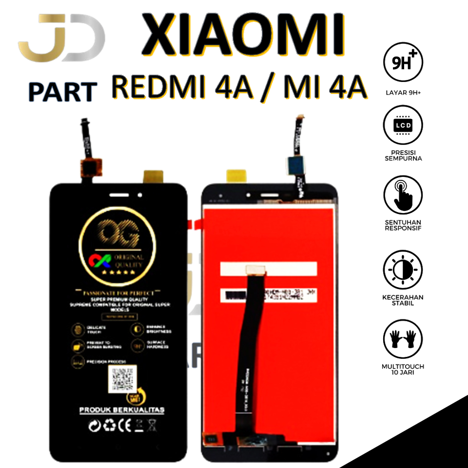 LCD XIAOMI REDMI 4A / MI 4A LCD TOUCHSCREEN FULLSET XIAOMI REDMI MI4A REDMI 4A COMPLETE ORI