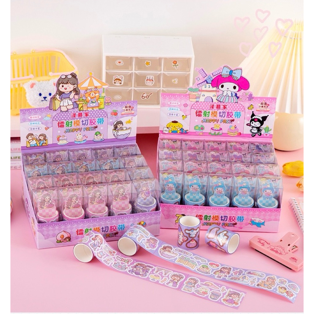 

Stiker Tape Karakter “Happy Talk” – Washi Roll Gemas Tanpa Gunting!