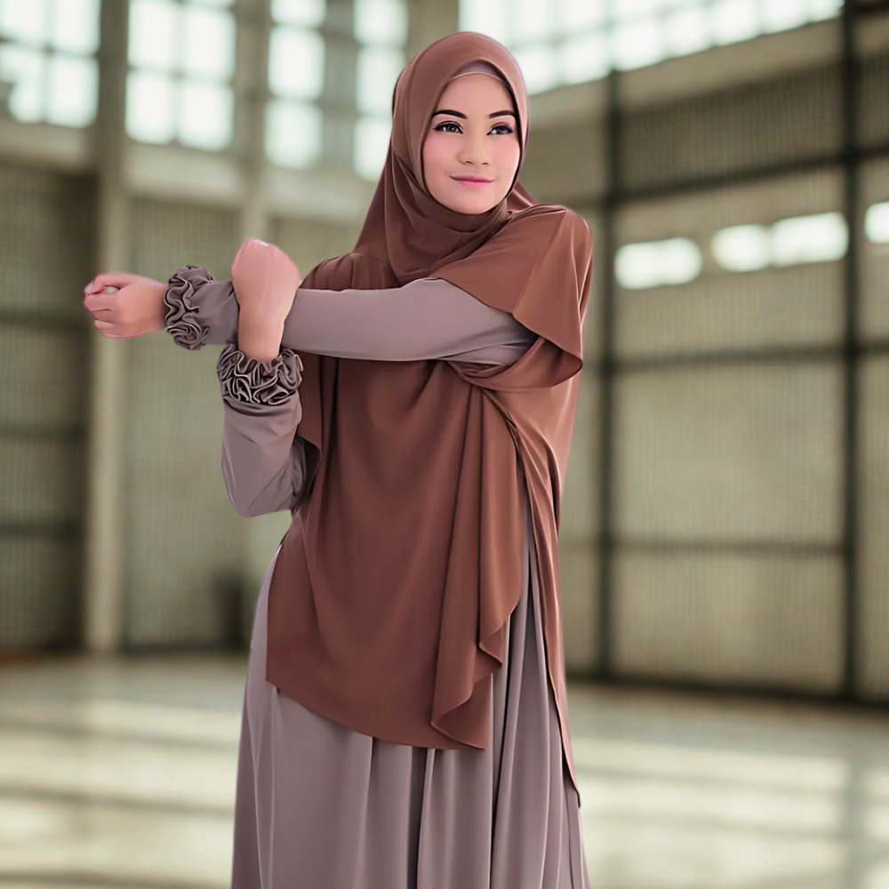 Atnihshijab - Hijab Jilbab Kerudung rompi olahraga outer sport instant trendy kekinian Starla