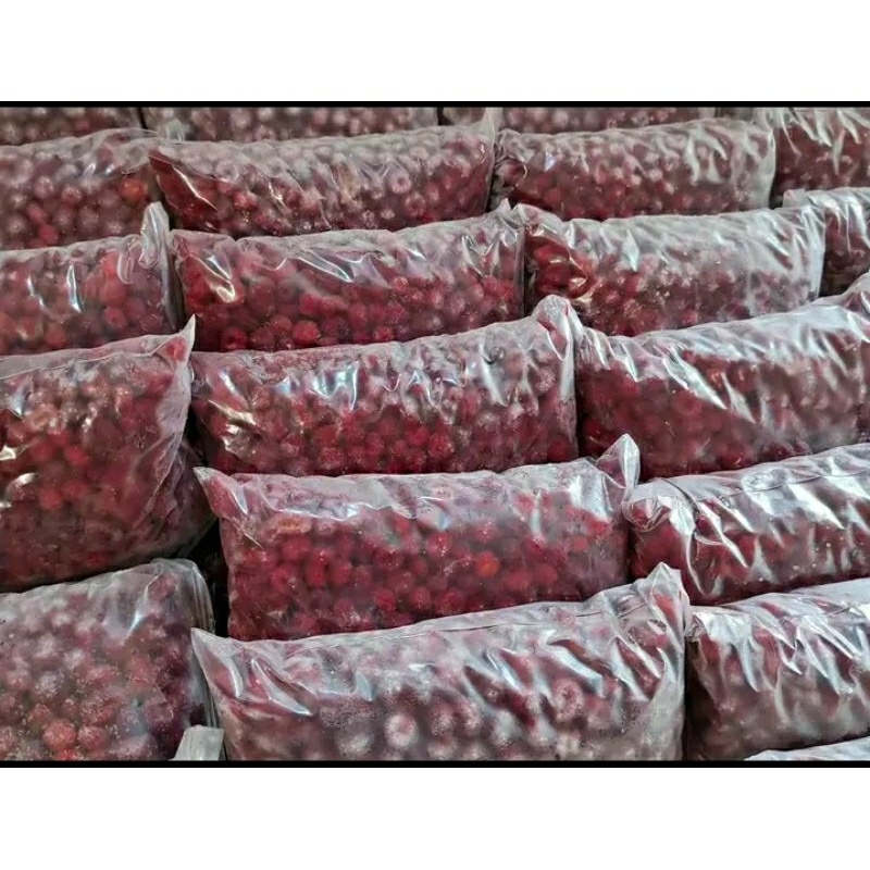 

INSTANT Buah stroberi Frozen beku 1kg by pasar Tasik online