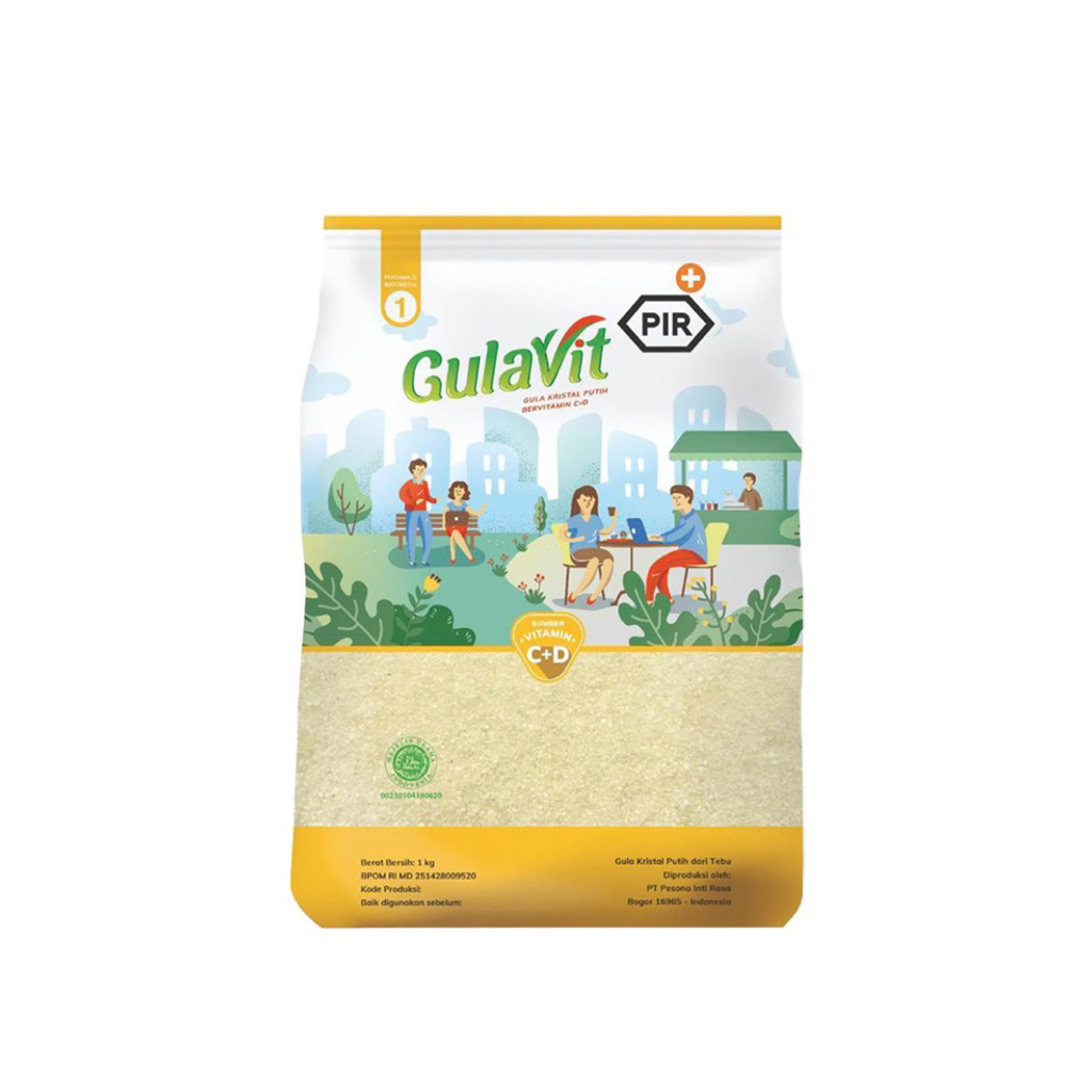 

Gulavit Pir Gula Pasir Kristal Bervitamin C&D 1kg