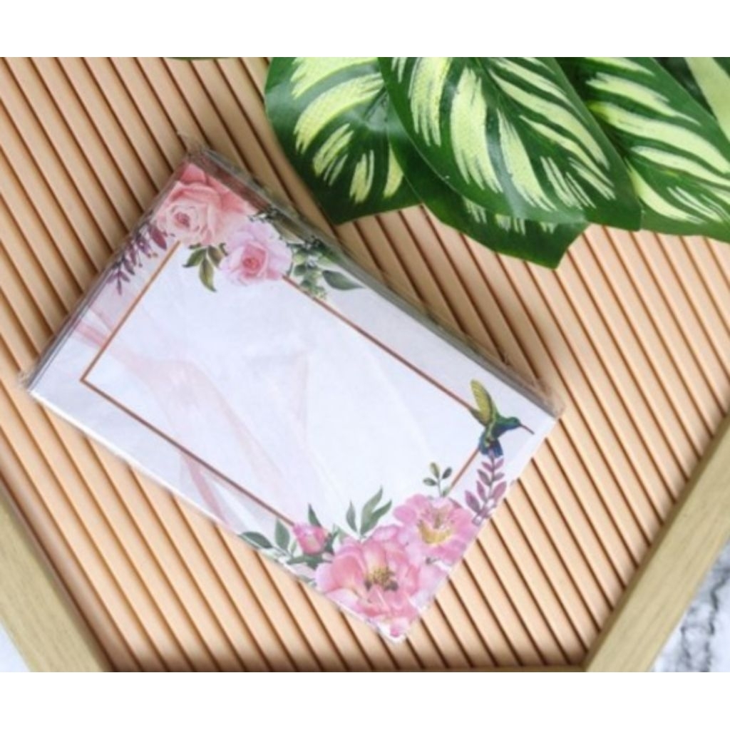 

Amplop Uang Motif Bunga ukuran 7x10 cm