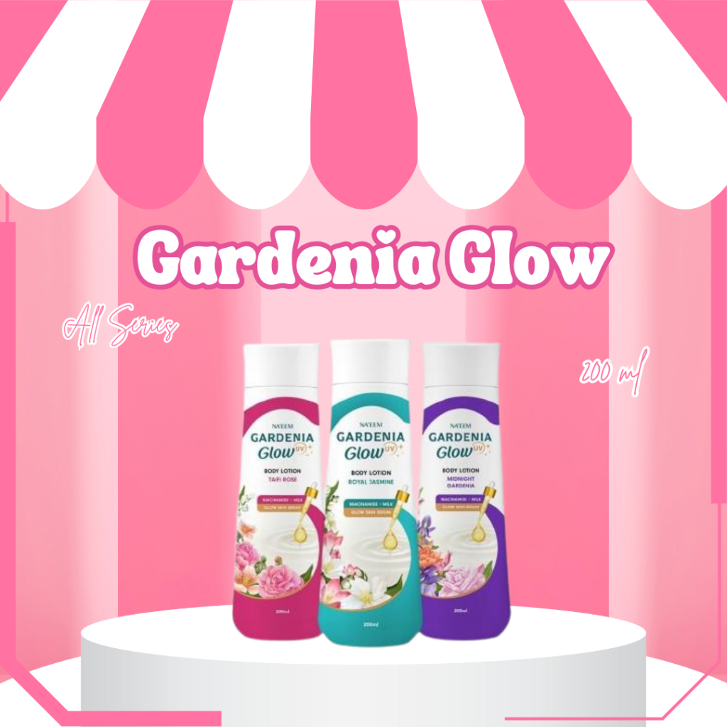 NAEEM Gardenia Glow UV Body Lotion 200ml - Gardenia Glow Royal Jasmine Taifi Rose Midnight  distribu