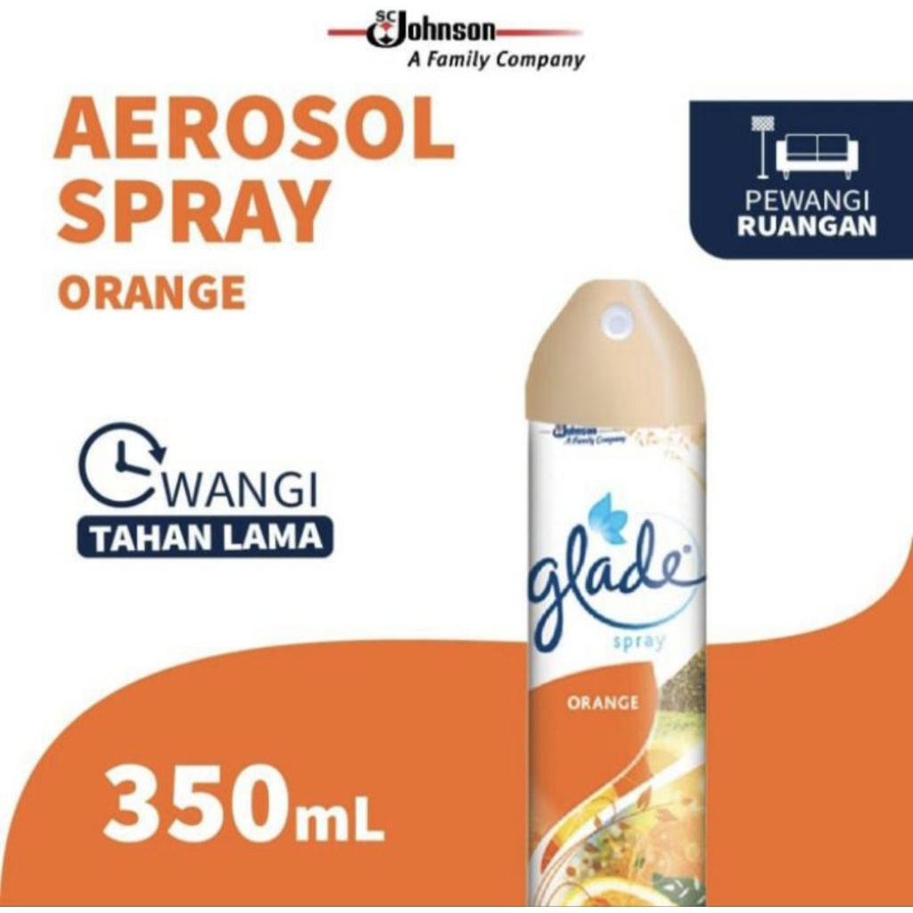 Glade aerosol spray orange 350ml