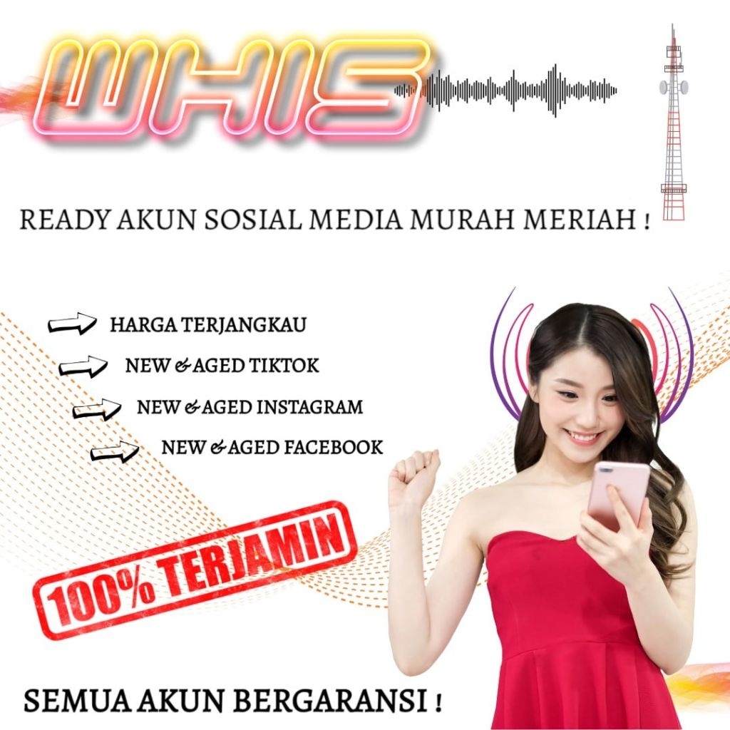 Akun Tiktok Baru/ Tua 2018-2024 Cocok untuk spam