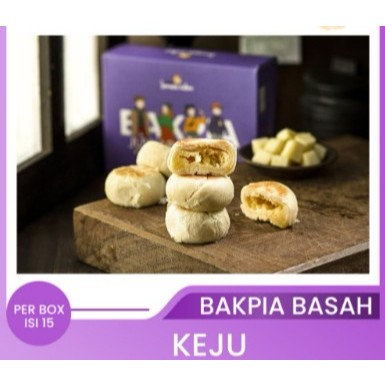 

(ISI 15) Bakpia Juwara Satoe Bakpia Basah Rasa Keju, Coklat, Kacang Hijau, Durian - Oleh Oleh Khas Jogja