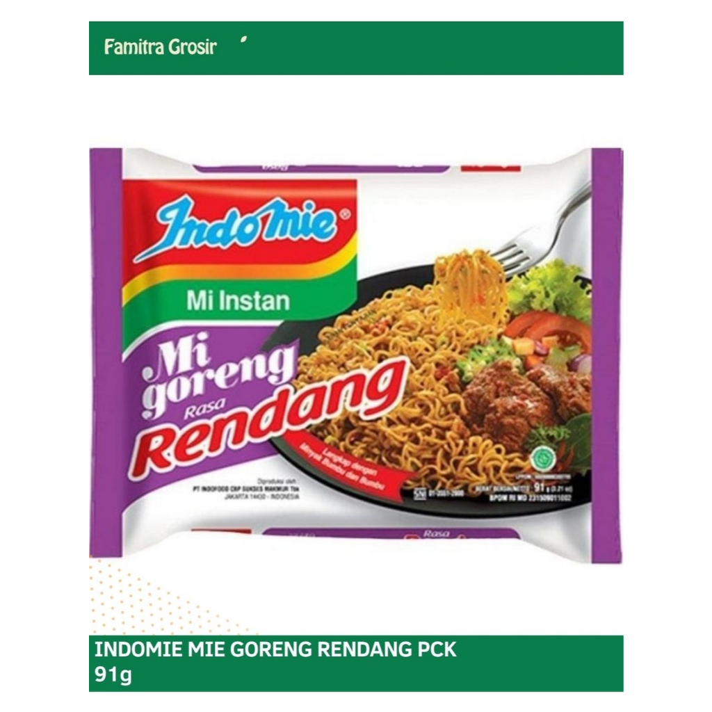

INDOMIE MIE GORENG RENDANG