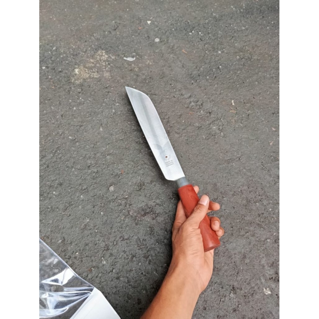 pisau cap garpu Germany  6 inch plus sarung