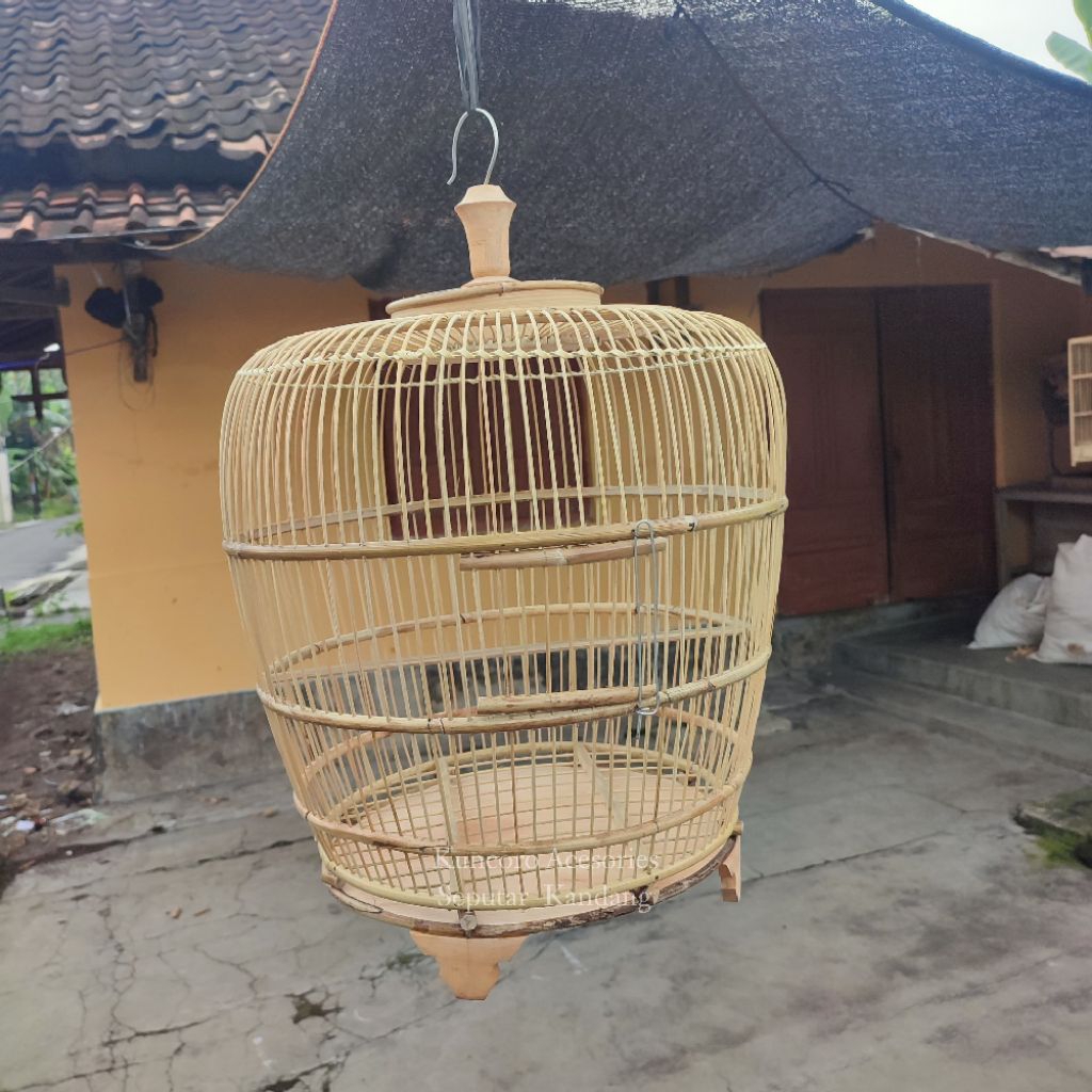 Sangkar / Kurungan Kenari Perkutut Dekuku Ruji Bambu 2mm