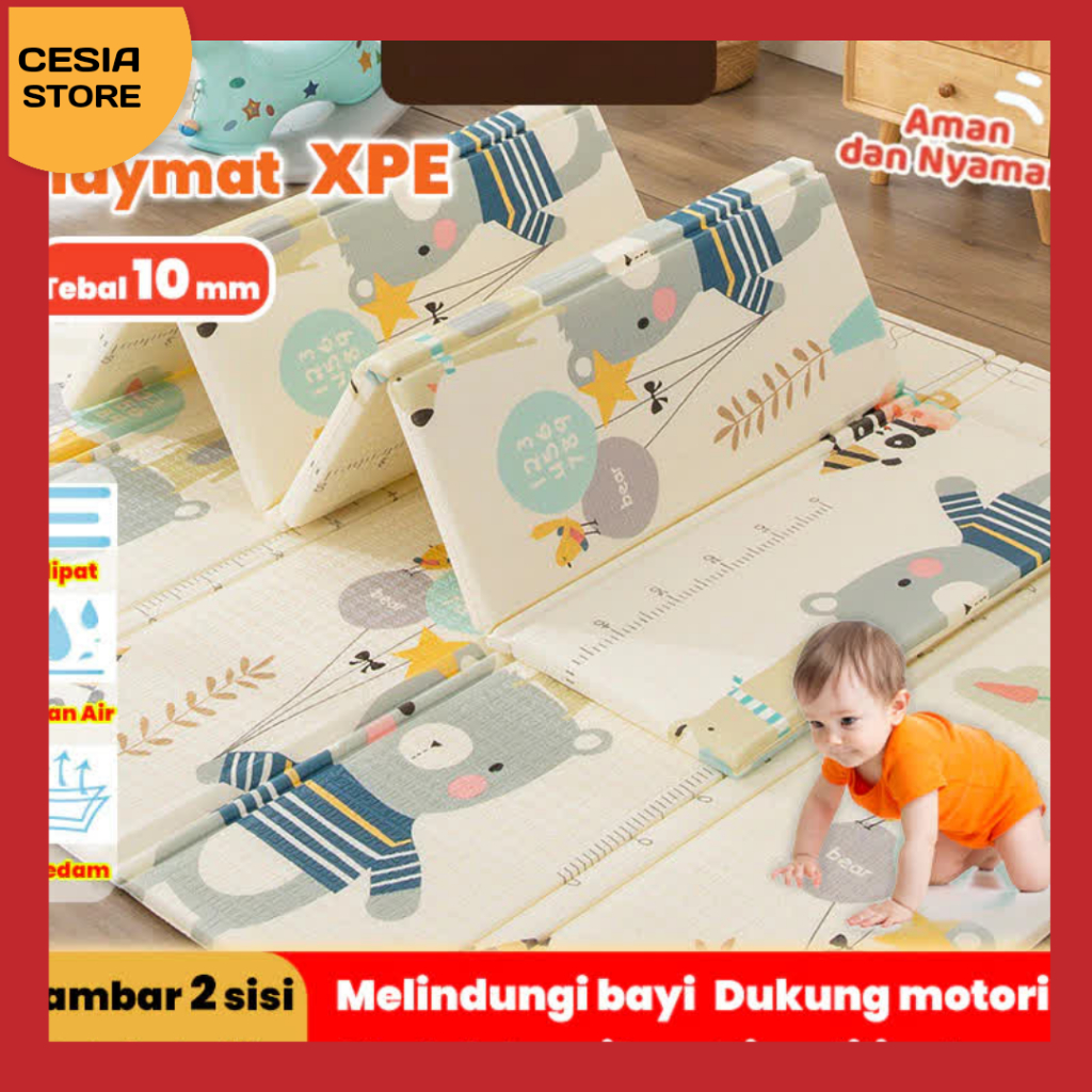[ CS ] Matras Lipat Perlak 150×200 cm Import Playmate baby Playmat Bayi