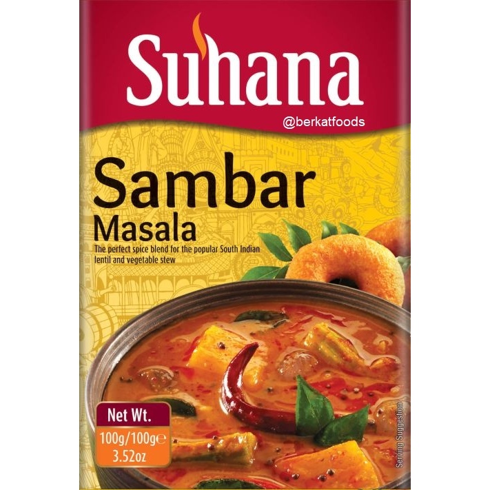 

Sambar Masala Suhana / Bumbu Serbuk Kari Dhal Daal Sambhar / Indian Lentil Curry Powder