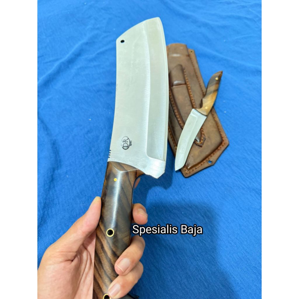 Cacah Tulang 1 Set Baja Per Sarung Kulit Asli