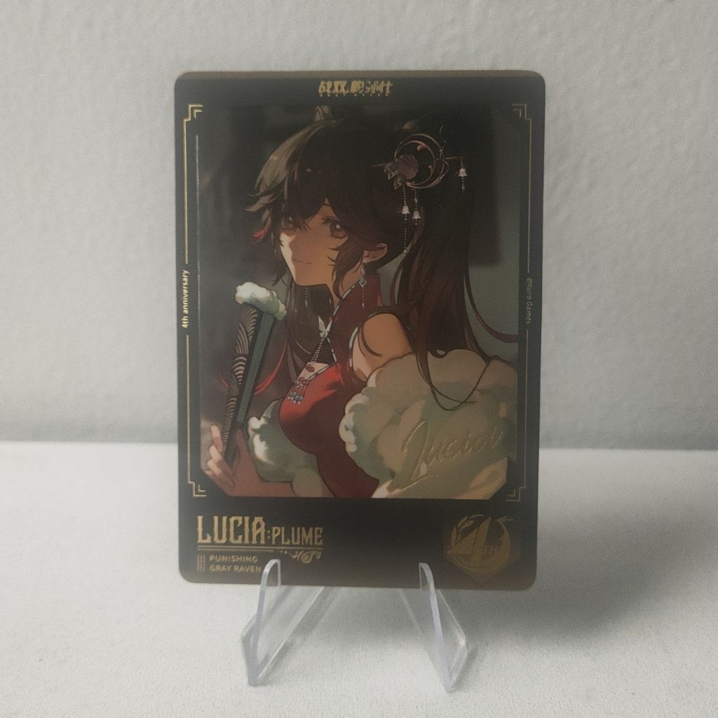 [ready stock] Official Punishing Gray Raven Lucia 4th Anniv Card