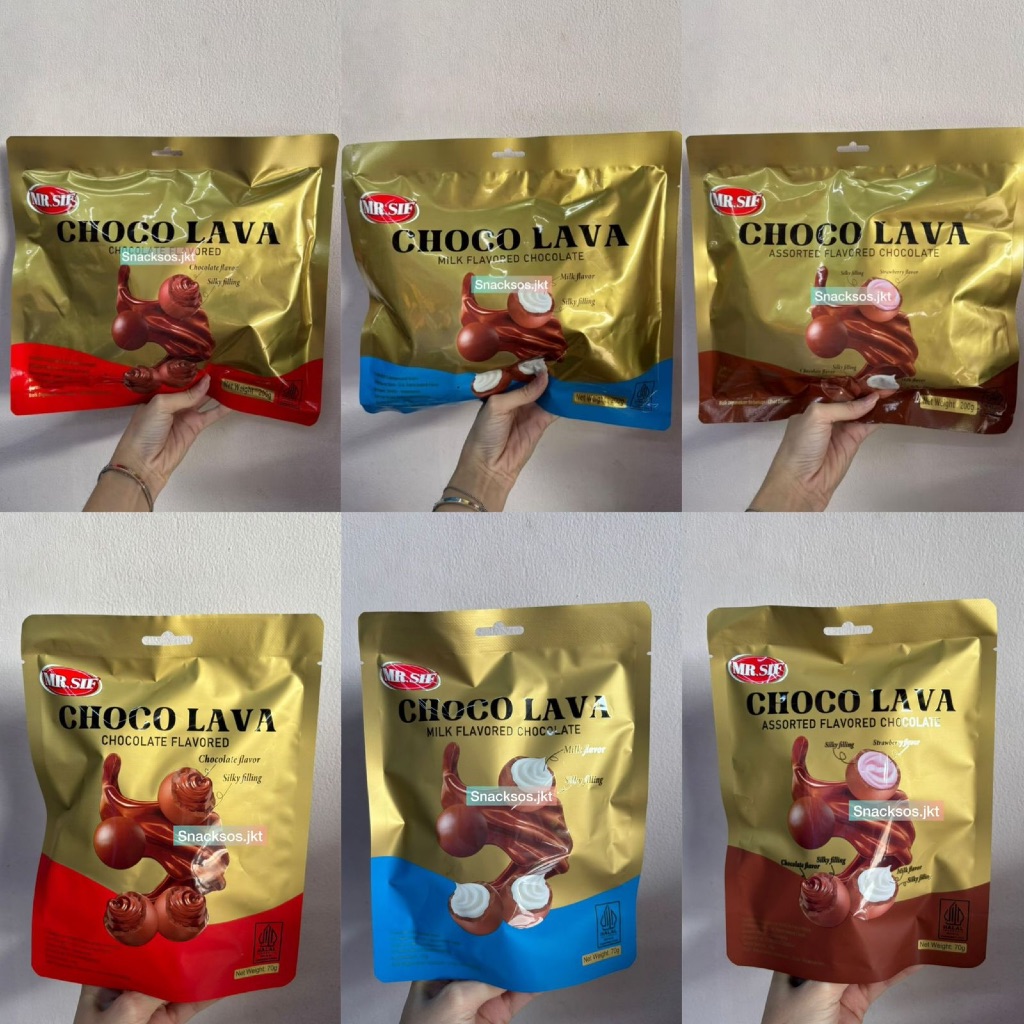 

MR SIF AILISHA CHOCO LAVA ASSORTED / CHOCOLATE / MILK - CHOCOLATE FILLING