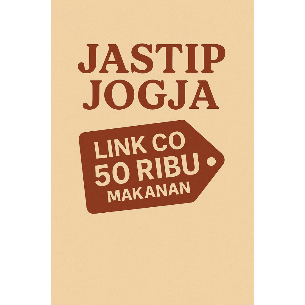 

LINK CO Jastip Jogja untuk Makanan Senilai 50Ribu + Extra Packing