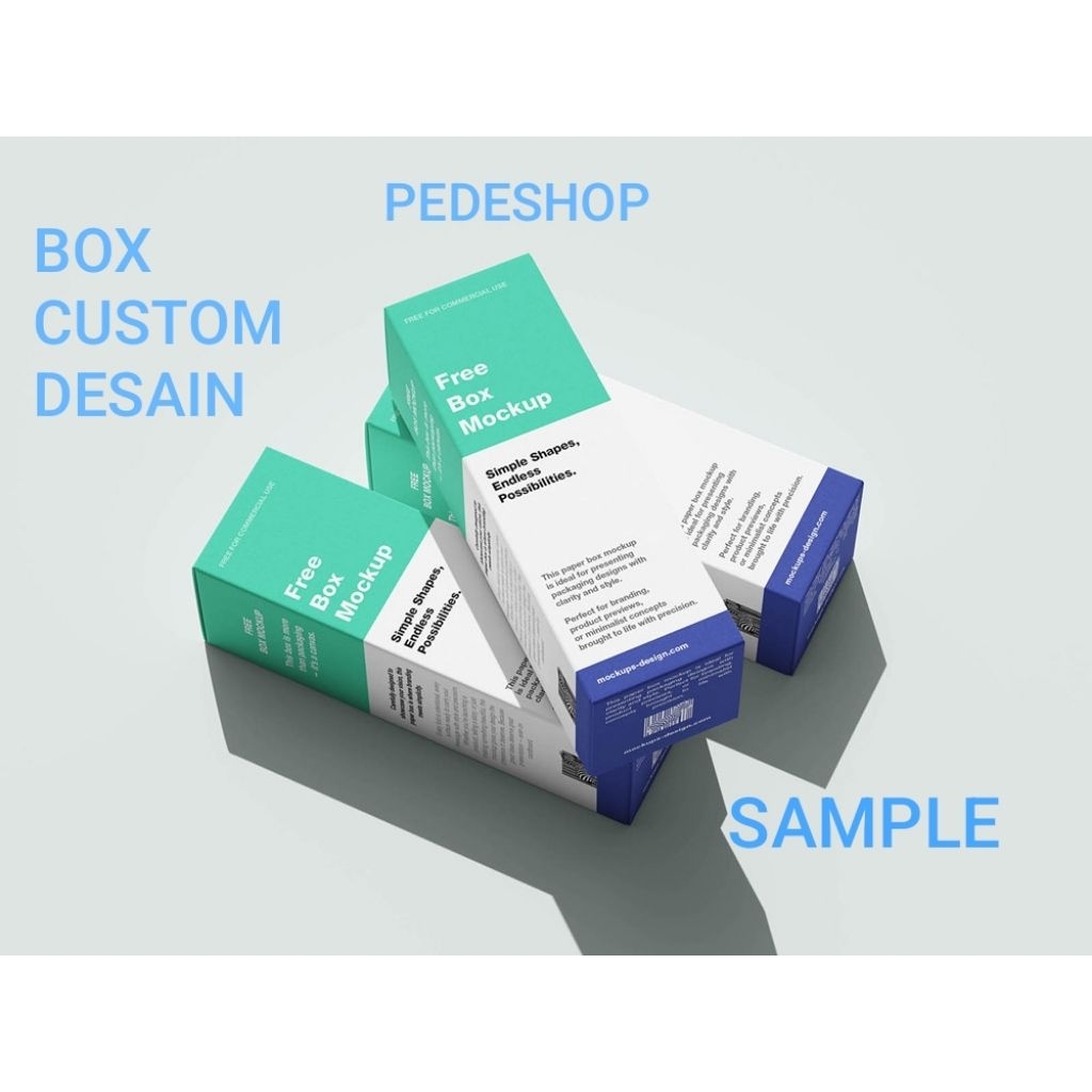

box dus sample box dus parfum box dus skincare box dus makanan