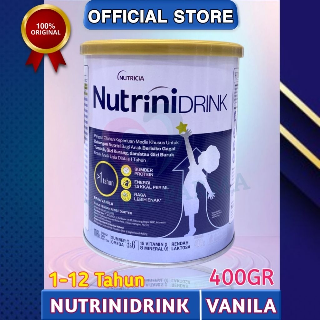 Nutrinidrink Powder 400G Susu Bubuk Formula Pertumbuhan