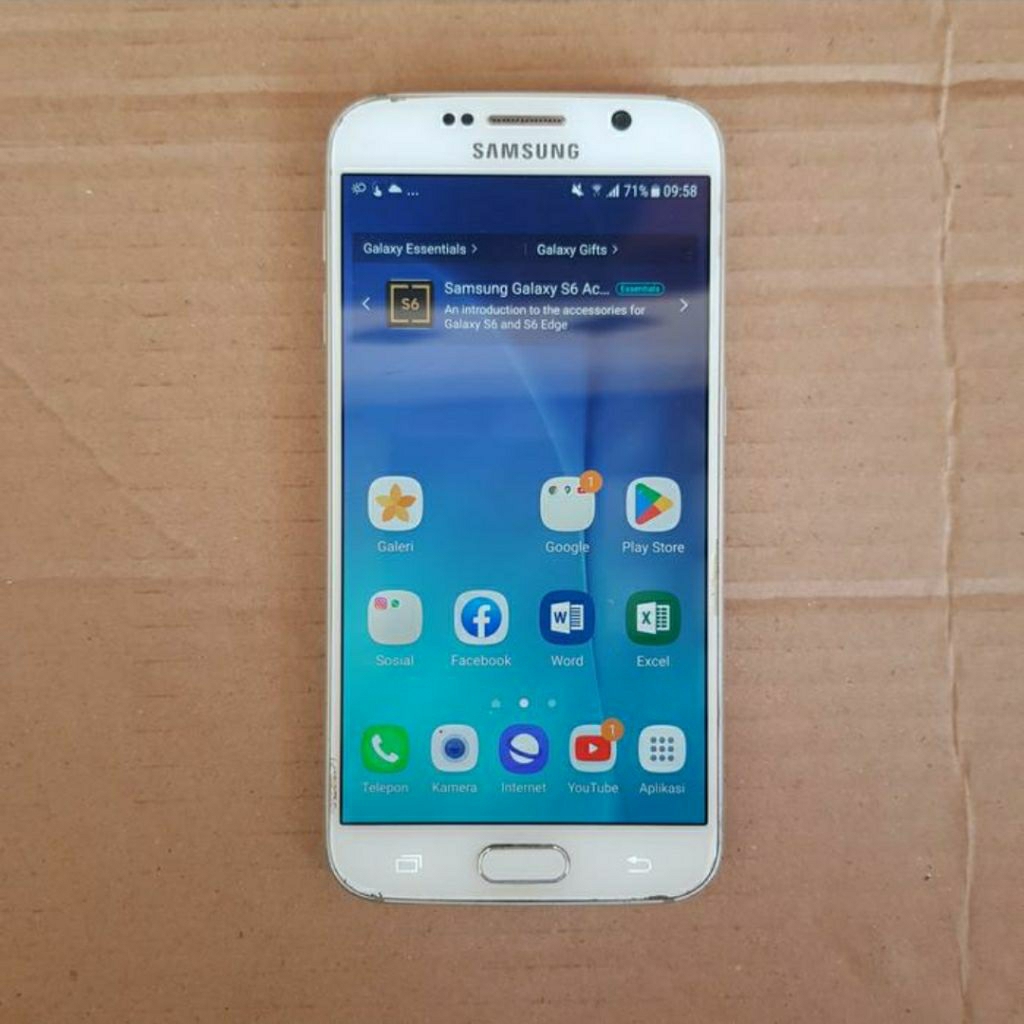 lcd samsung galaxy s6 flat