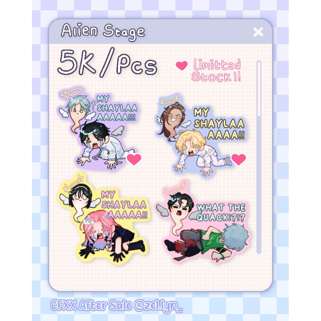 

Alien stage stickers ( Baca deskripsi ! )