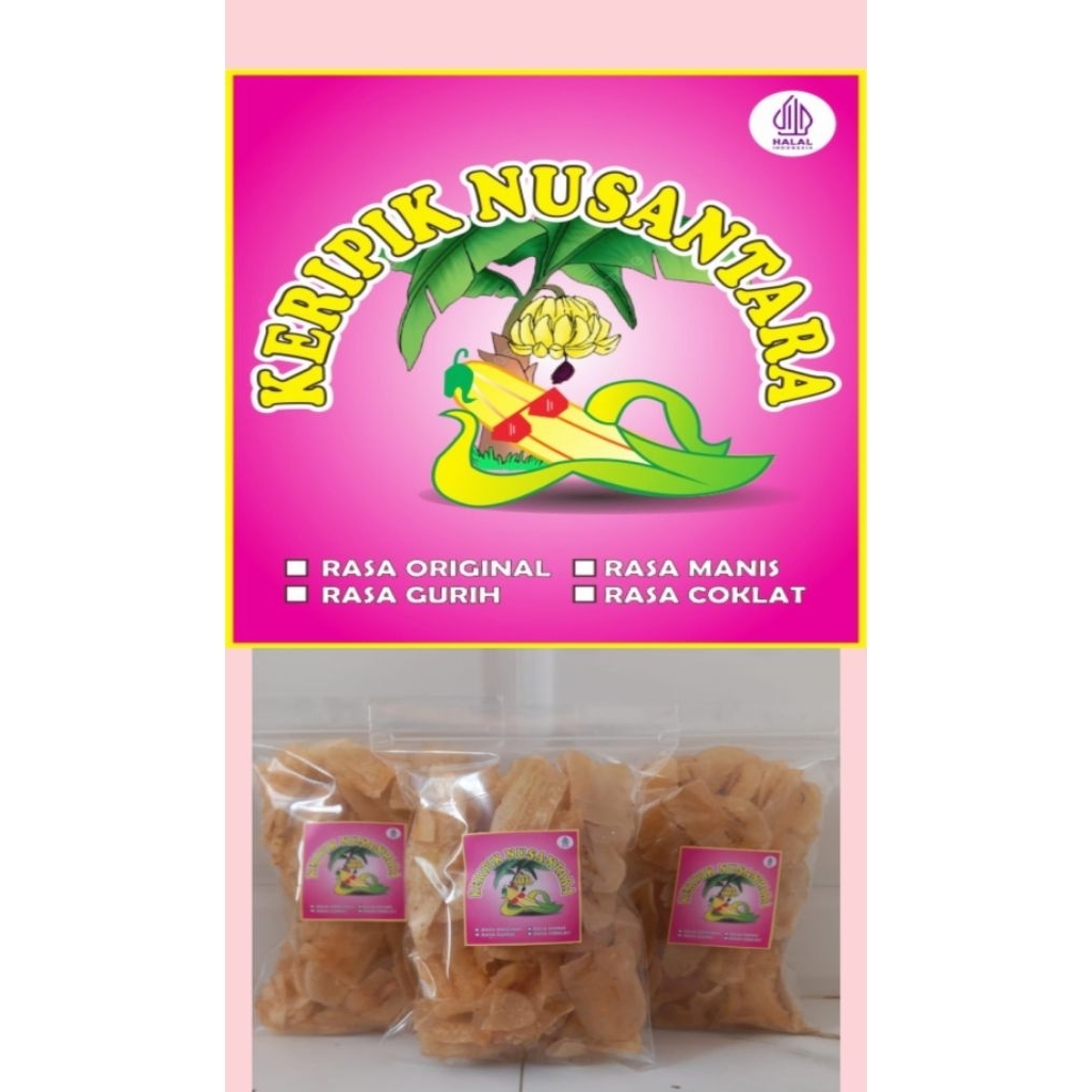 

keripik Nusantara/keripik pisang yang gurih