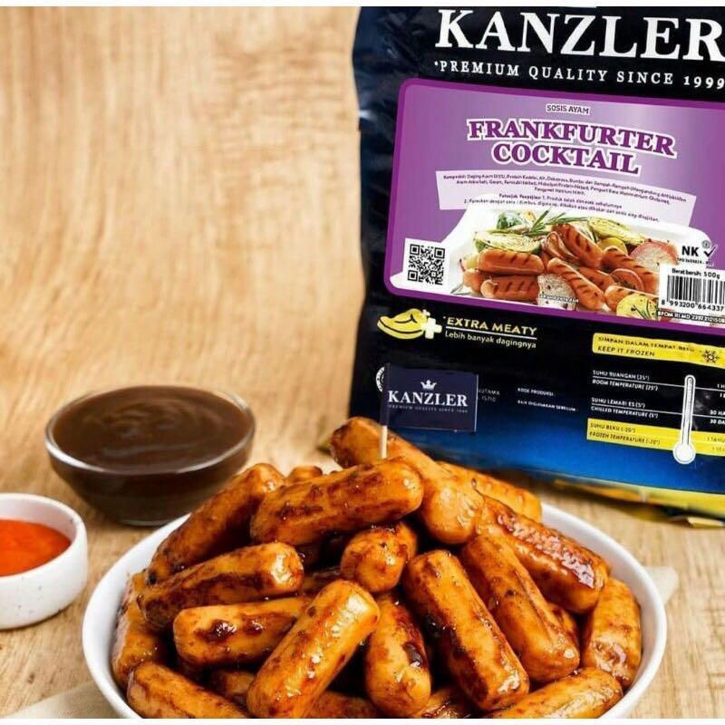 

Kanzler Frankfurter Cocktail 500gr / Sosis Ayam Kanzler Cocktail