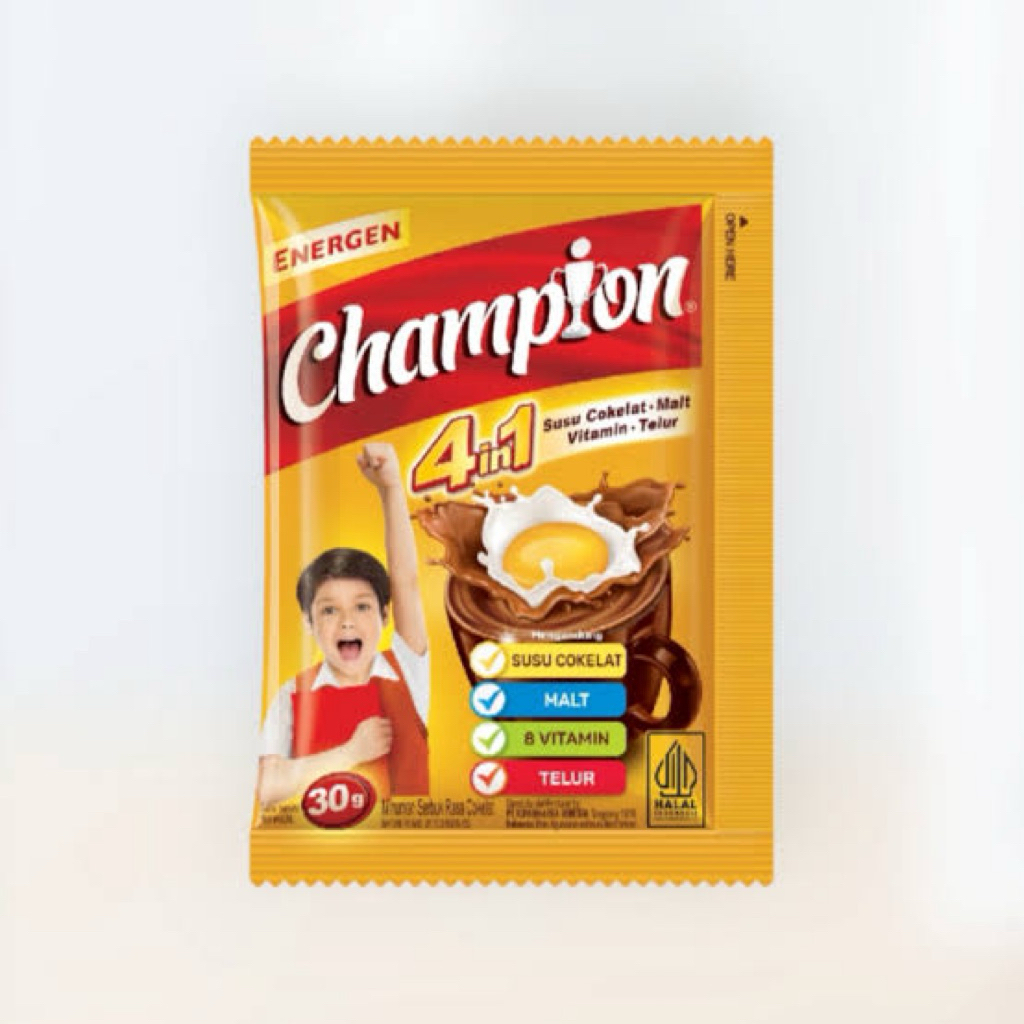 

Cahayadstore Energen Champion / Susu Champion 1 Renceng ( 5 Sachet )
