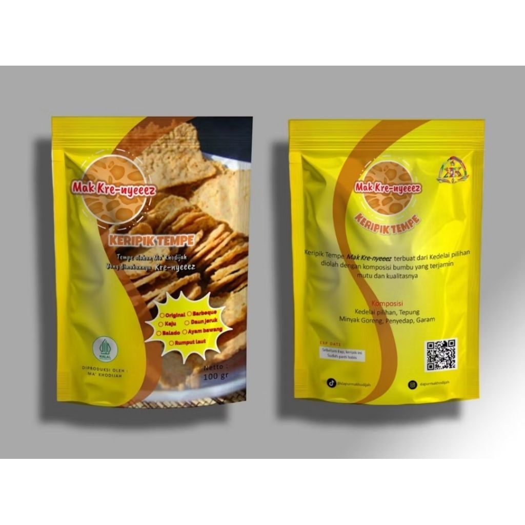 

Mak Krenyeeez Keripik Tempe