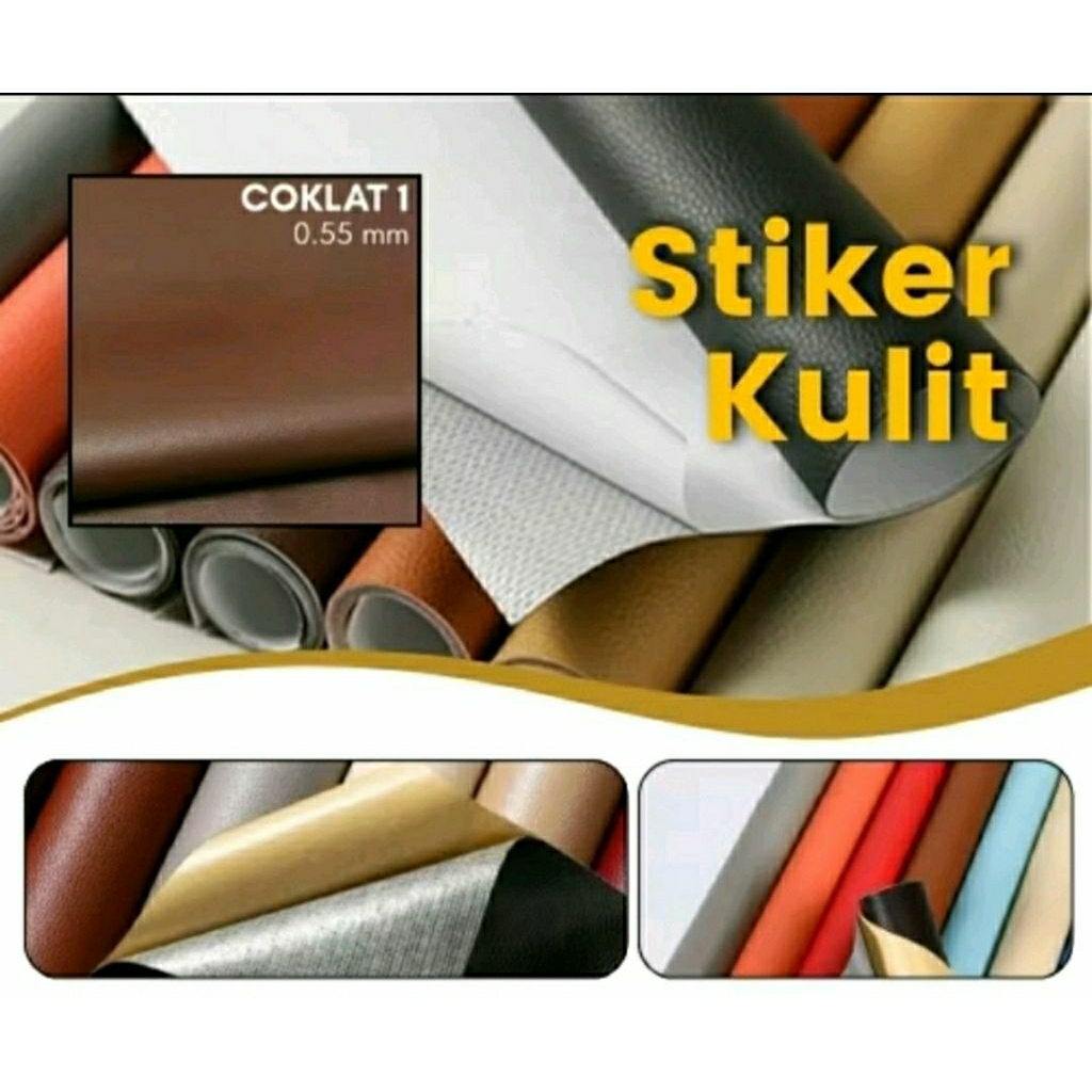 Sticker kulit sofa robek stiker penolong perbaikan jok motor mobil meja kursi