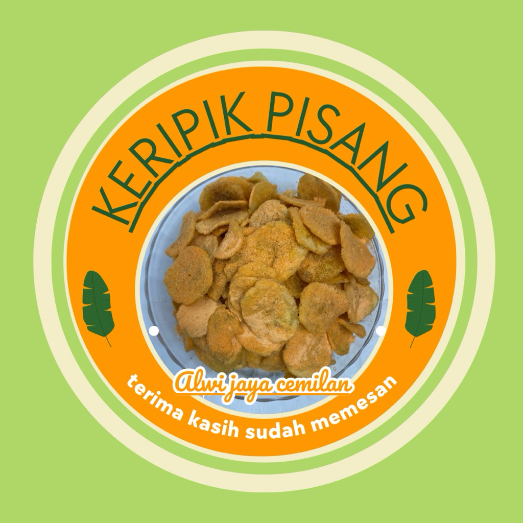 

500 gram Keripik pisang rasa baberque khas Lampung , keripik pisang kepok , keripik