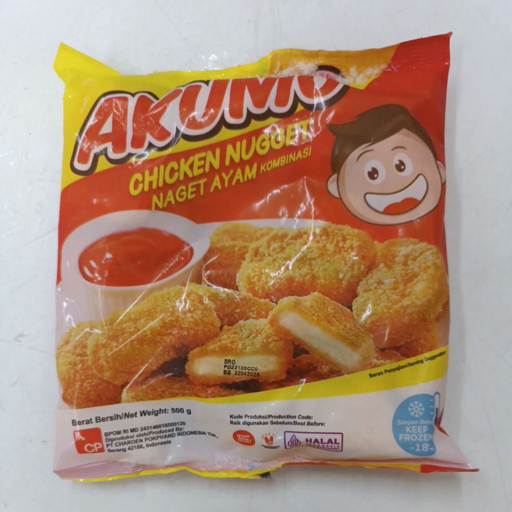 

Akumo Chicken Nugget 500 gr