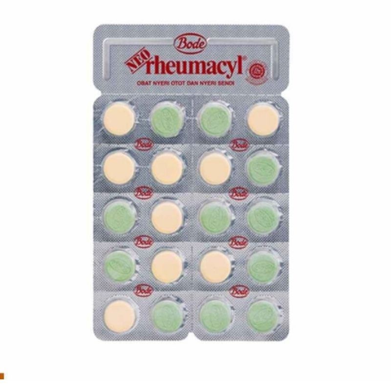 Neo Rheumacyl 1 Blister isi 20 Tablet Obat Otot & Sendi / Neo Rheumacyl