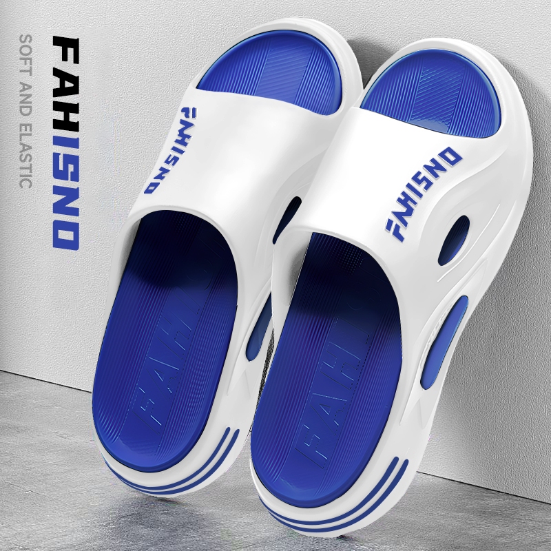 Sandal Pria Wanita Kekinian Empuk Sendal Laki Jelly Rumah Sepatu Sendal Slop Cowo Anti-slip
