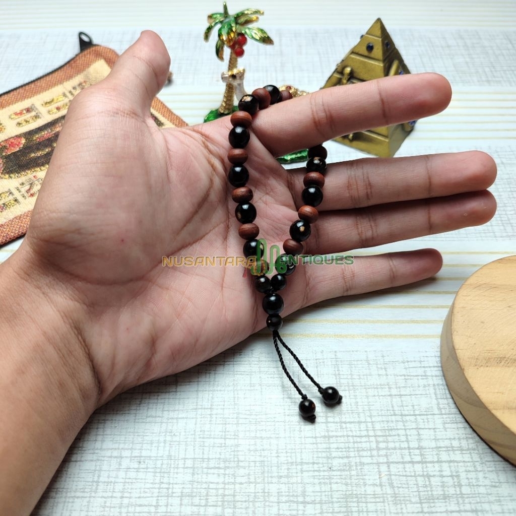 Gelang Kombinasi 2 Bahan Gelang Unab Maroko Mix Yuser Laut Merah Asli