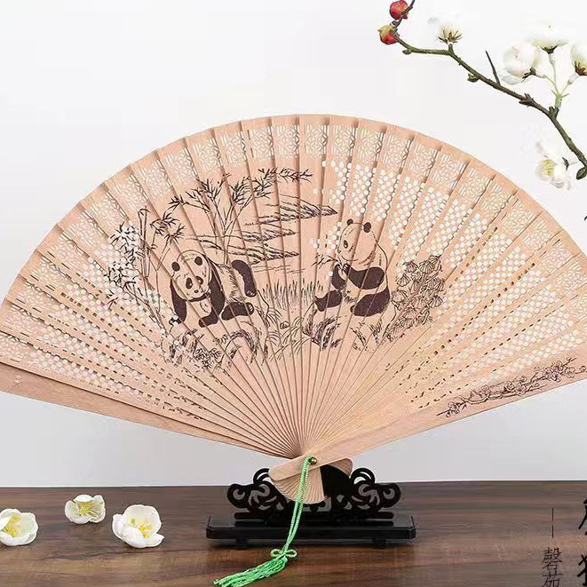 Kipas Kayu Berongga Ukir Kayu Wangi Kipas Kayu Cendana Imitasi Kipas Berongga Cetak