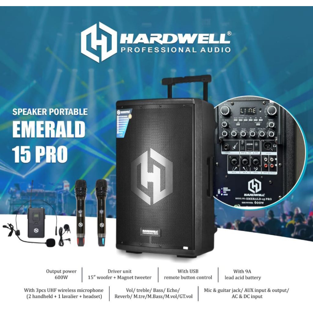 PORTABLE HARDWELL EMERALD 15 PRO ORY