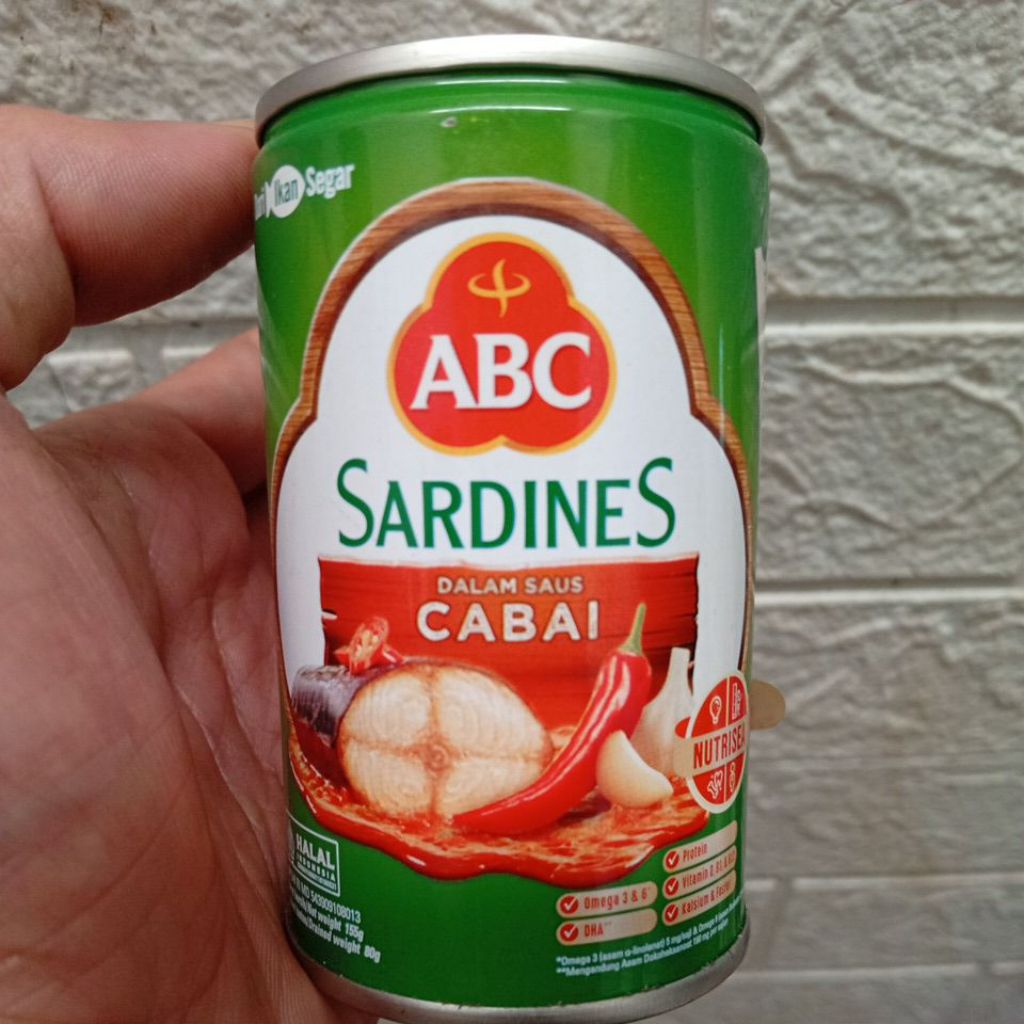 

Sarden ABC Dalam Saus Cabai 155g