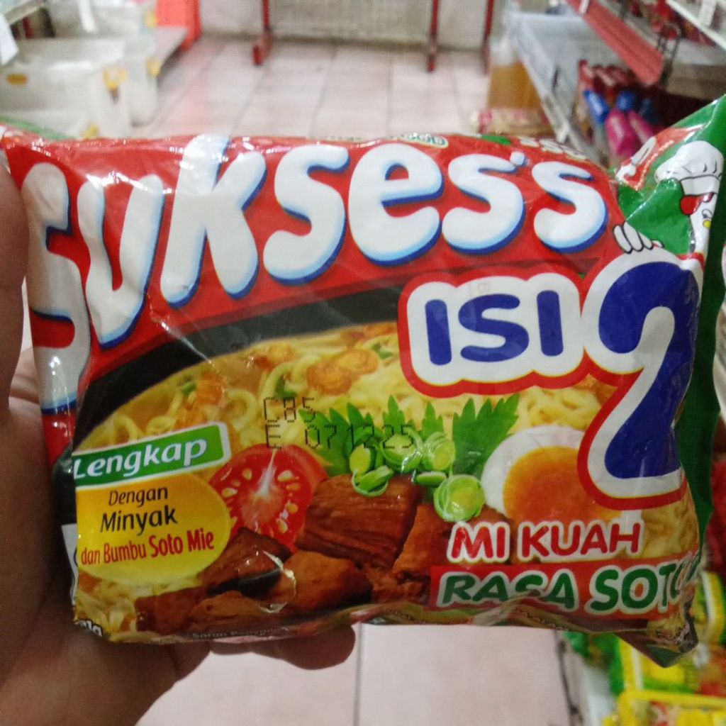 

Mi Instan Sukses's isi 2 Mi Kuah Rasa Soto Mie 111gr