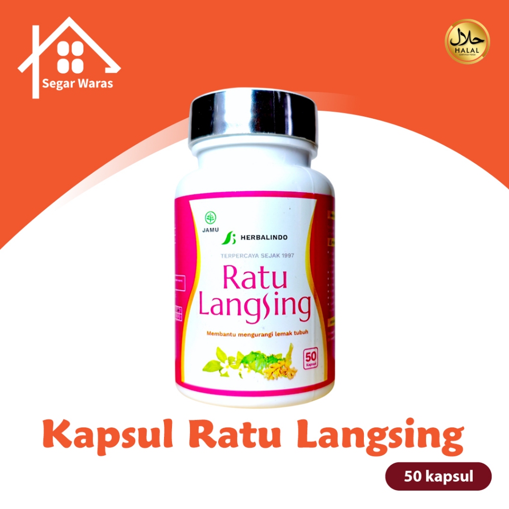Ratu Langsing Pelangsing Herbal Alami | Ratu Langsing 50 Kapsul