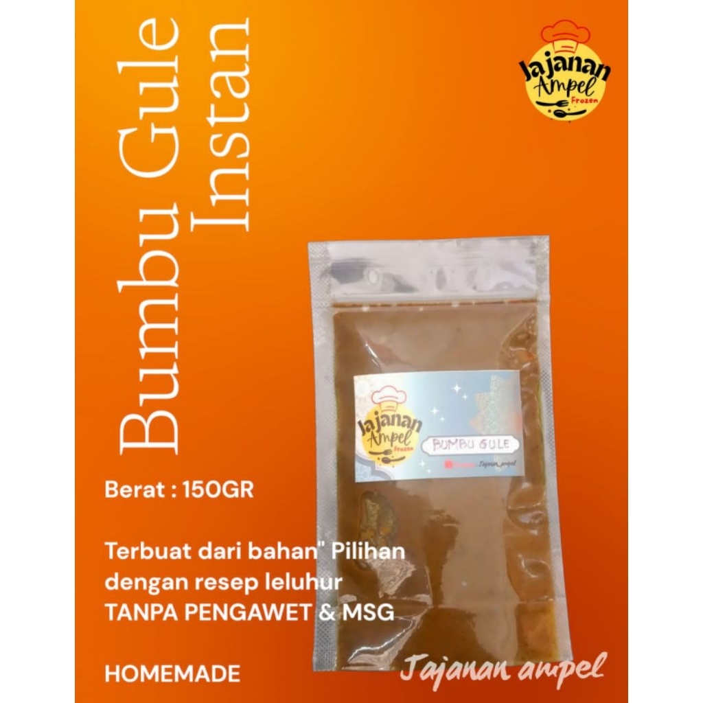 

BUMBU GULE INSTAN TINGGAL CEMPLUNG 150GR