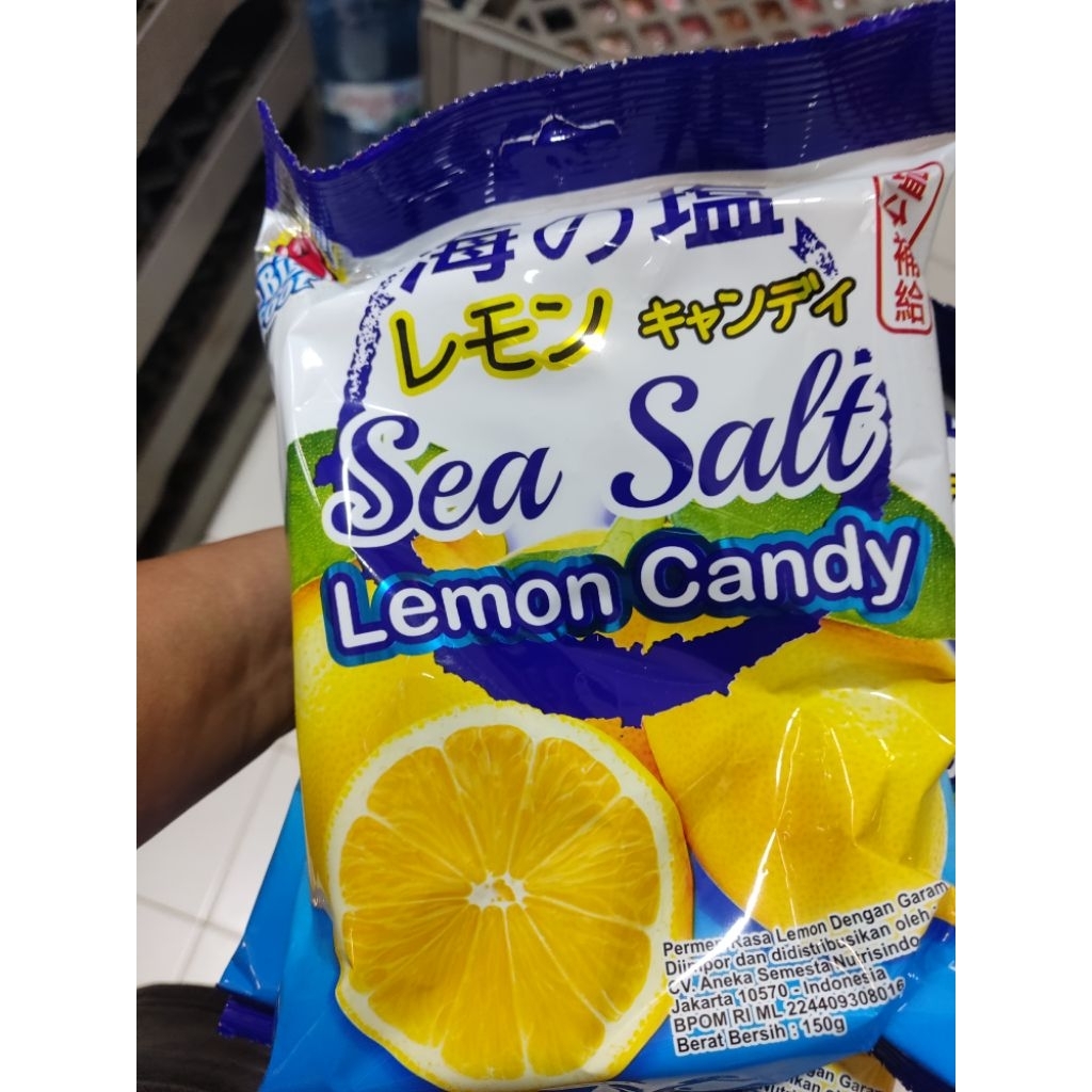 

big foot sea salt lemon candy 150 gr