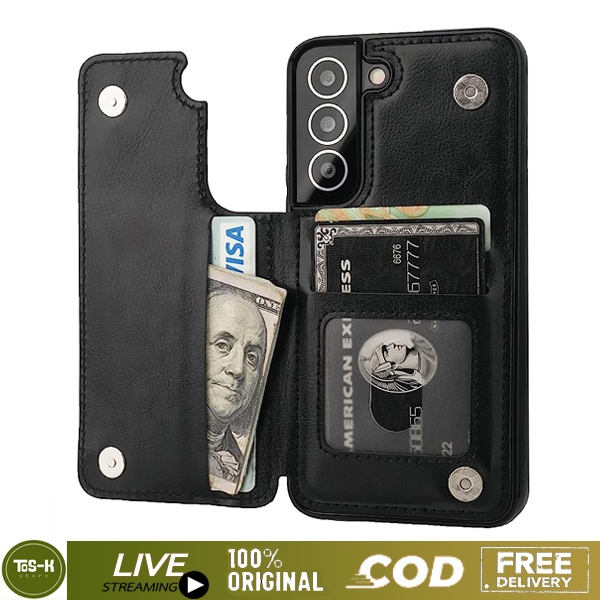 Casing untuk Samsung S20 S20 Plus S21 S21 Plus S22 S22 Plus Casing Hp Flip Card Slot